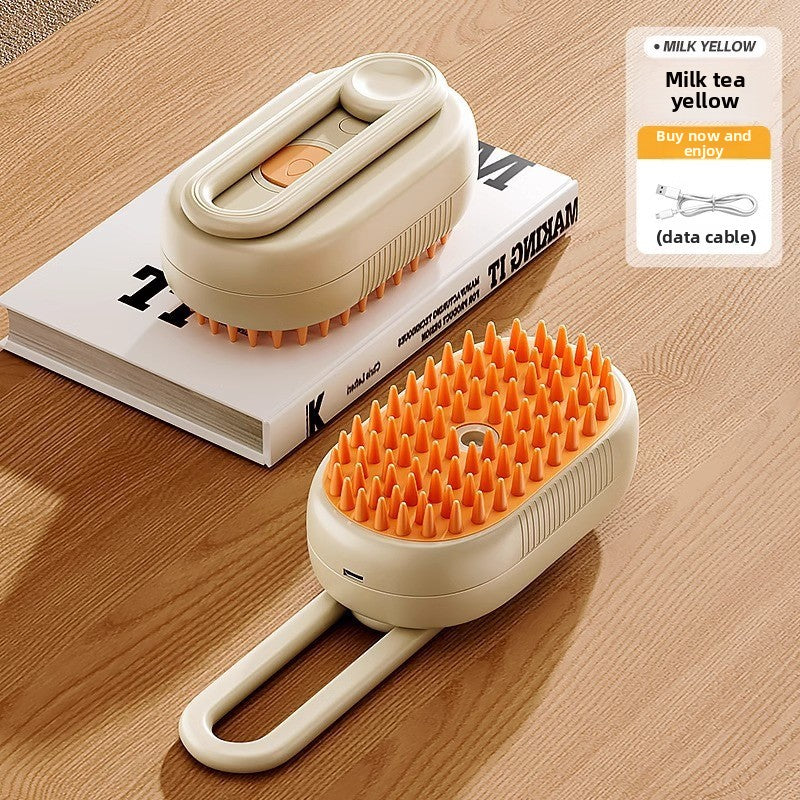 Pet massage brush and comb