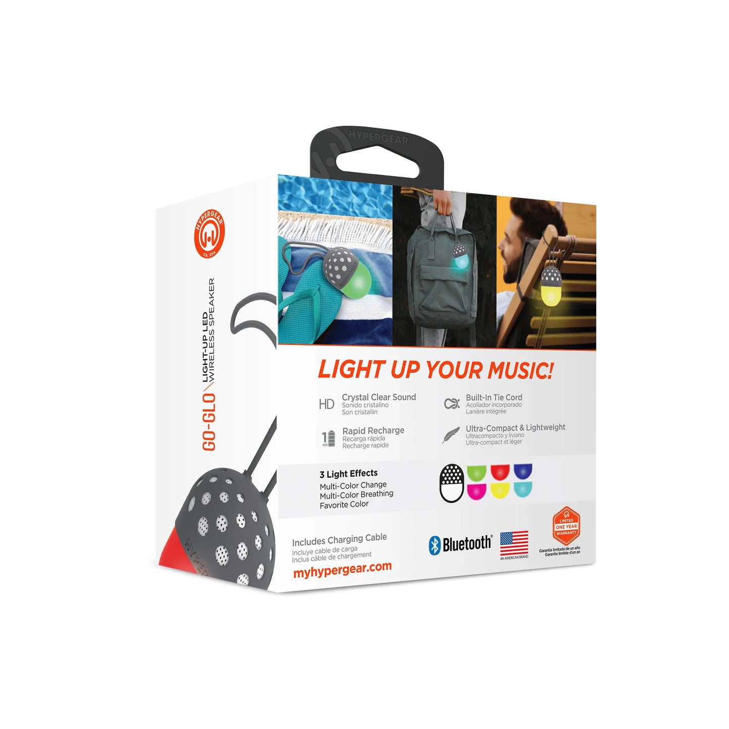 Hypergear Go-Glo Light-Up LED Wireless Speaker