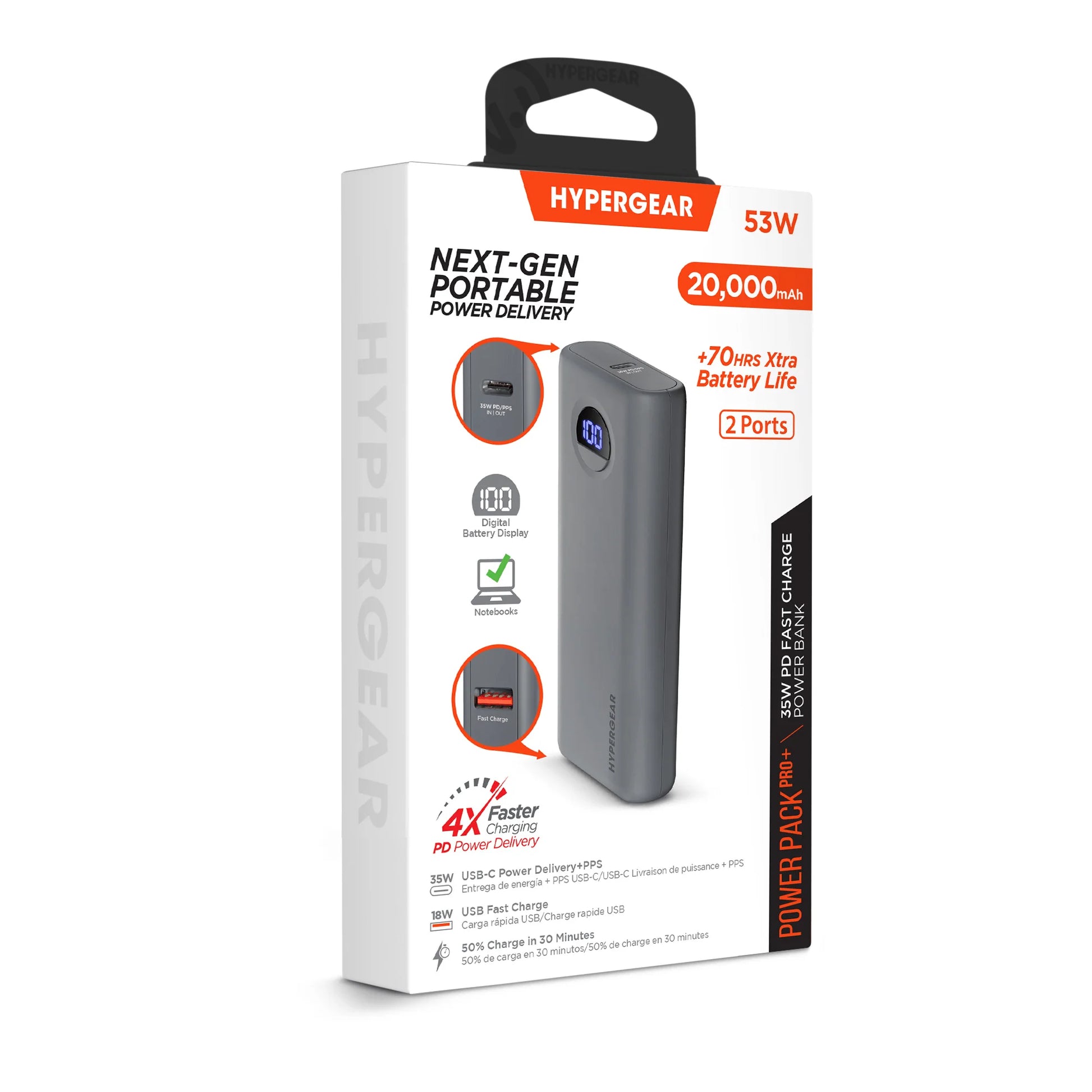 Hypergear Powerpack PRO+ 20000Mah 20W Power Bank