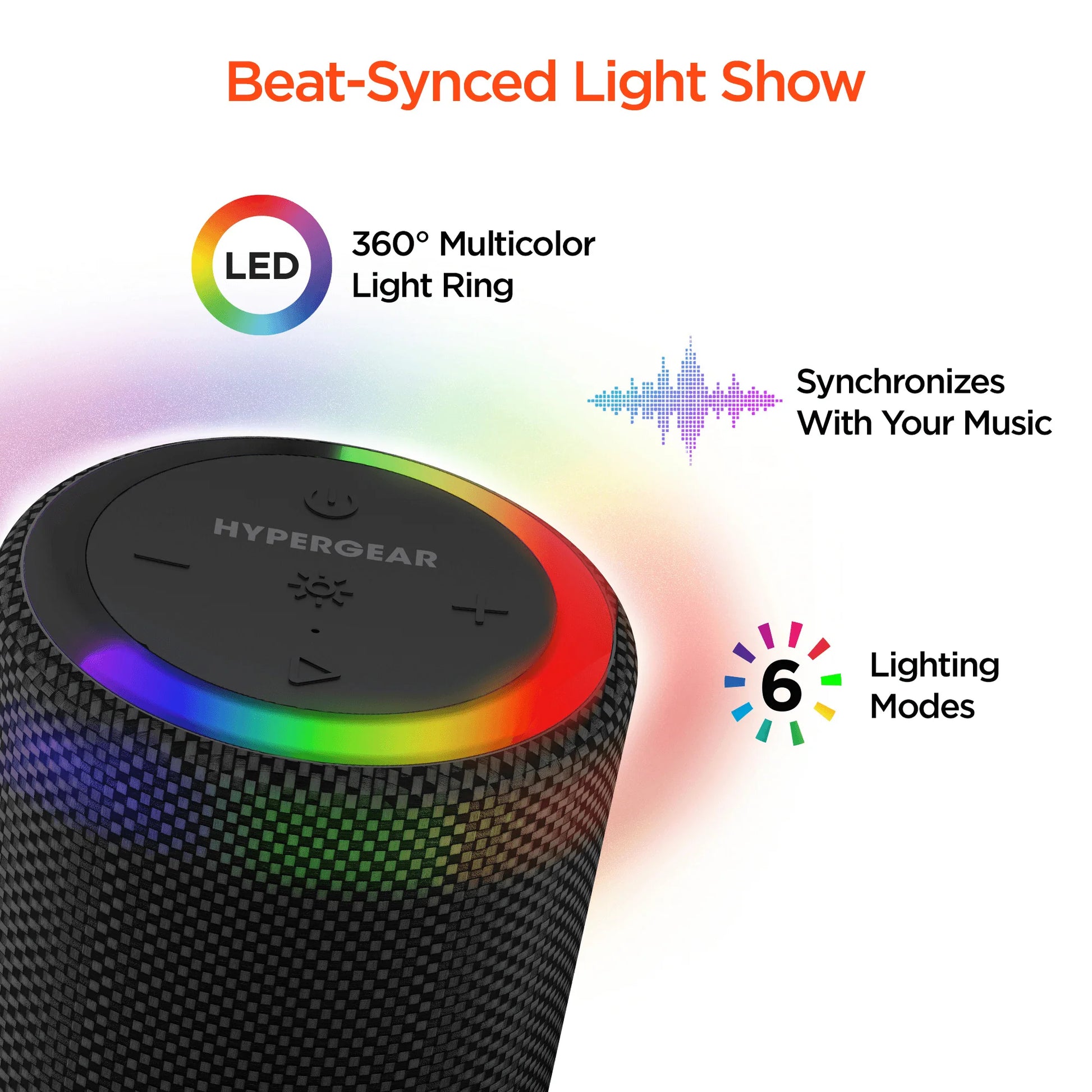Hypergear Halo XL Wireless LED Speaker