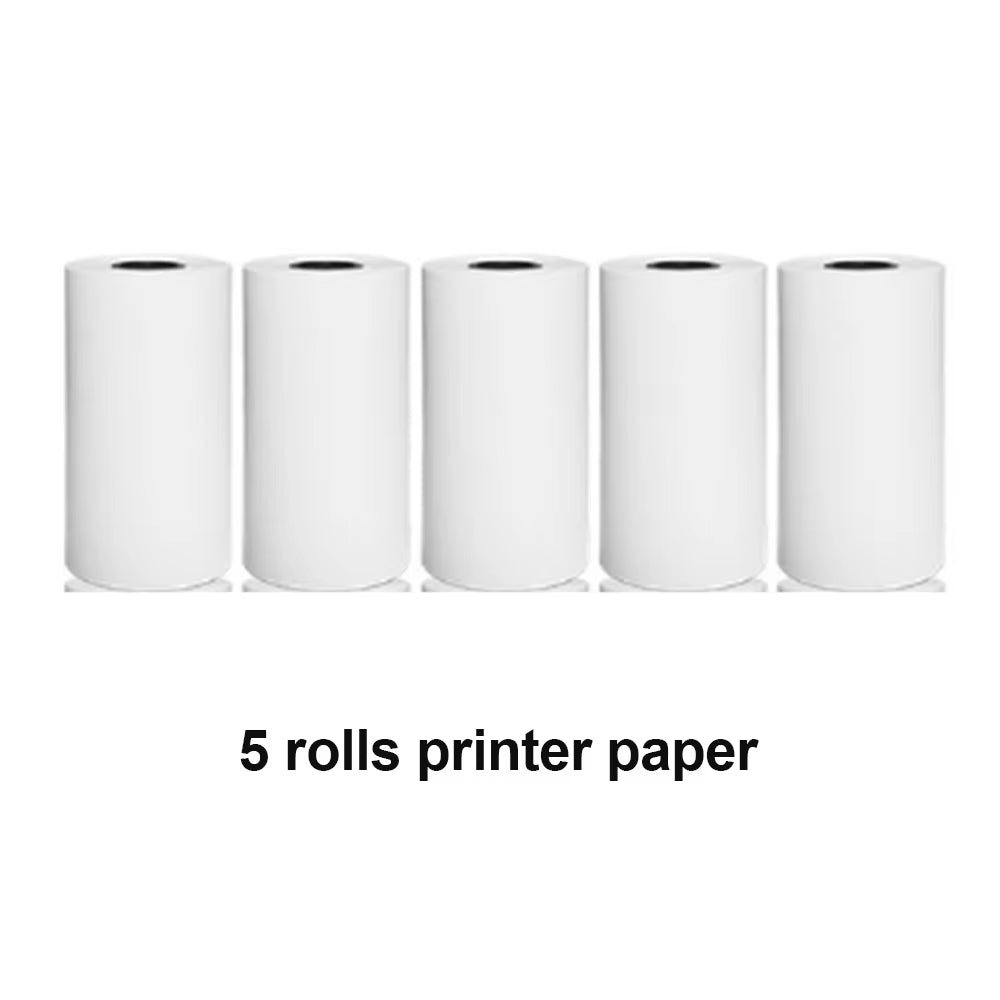Mini Printer Portable Bluetooth Wireless Smart Label Thermal Portable Printers Stickers Paper Wireless Printers Children Gifts