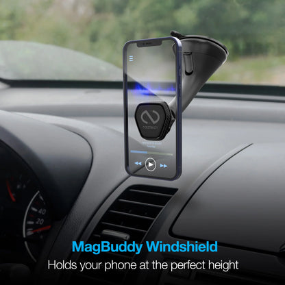 Naztech Magbuddy Elite Windshield Mount with Quick & Easy Installation