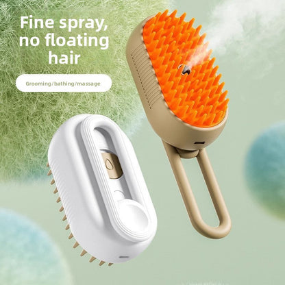 Pet massage brush and comb