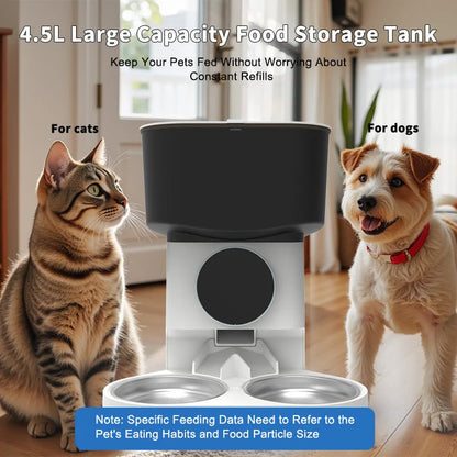 HEYBO Smart Automatic Cat Feeder - 7L- Reliable Automatic Cat Food Dispenser