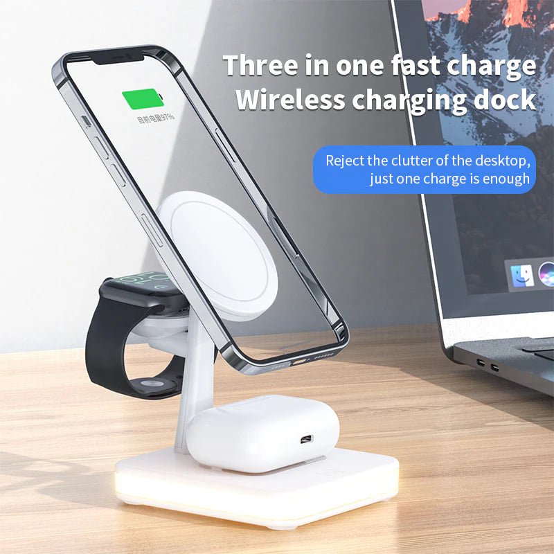 Multi-Function Magnetic Stand Fast Charging Dock for Devices