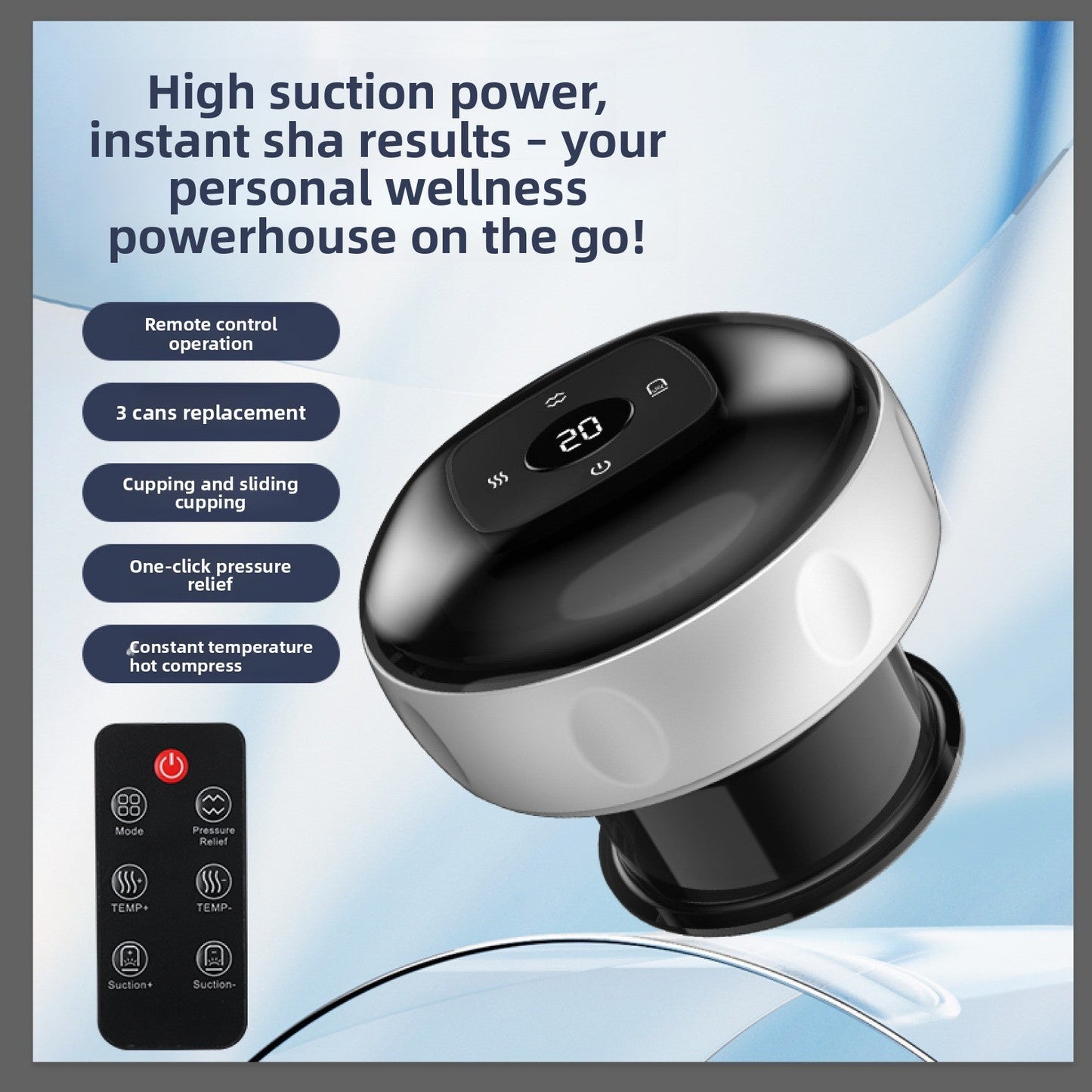 Intelligent Negative Pressure Cupping and Scraping Instrument