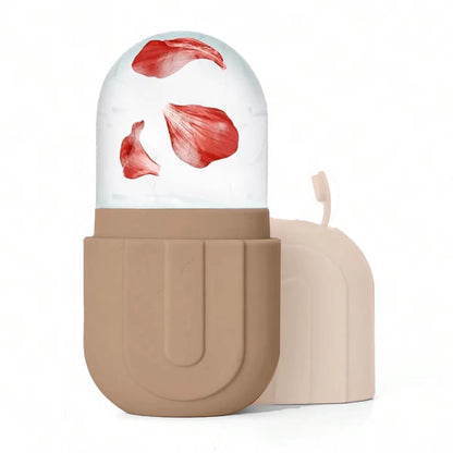 1 Face and Eye Ice Roller, Upgraded Ice Face Beauty Ice Roller, Ice Face Block, Face Massage, Silicone Ice Mold