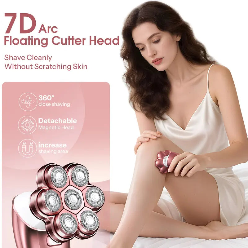 Oasis™ 5-in-1 Women’s Electric Razor for Legs & Body Hair Removal