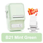 B21 Mini Thermal Printer Wireless Barcode Label Maker Bluetooth Portable Adhesive Label Printers for Office Commercial