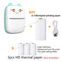 Meow Mini Label Printer Thermal Portable Printers Stickers Paper Inkless Wireless Impresora Portátil 200Dpi Android IOS 57Mm