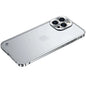 Metal Case for Iphone 11 12 13 14 plus Pro Max Aluminum Frame Cover for Iphon 13Mini Frosted PC Back Panel Metal Lens Protection