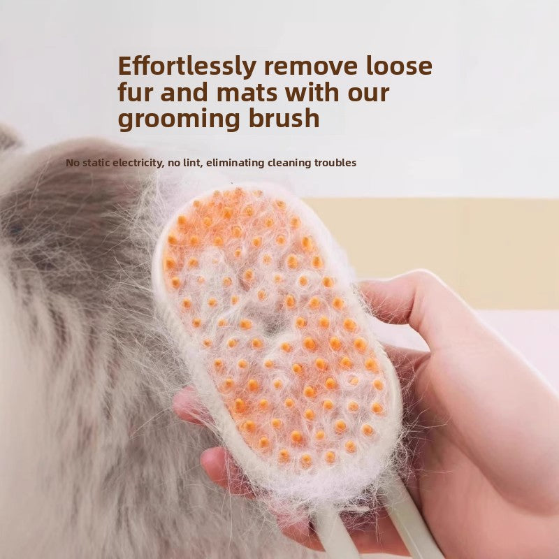 Pet massage brush and comb