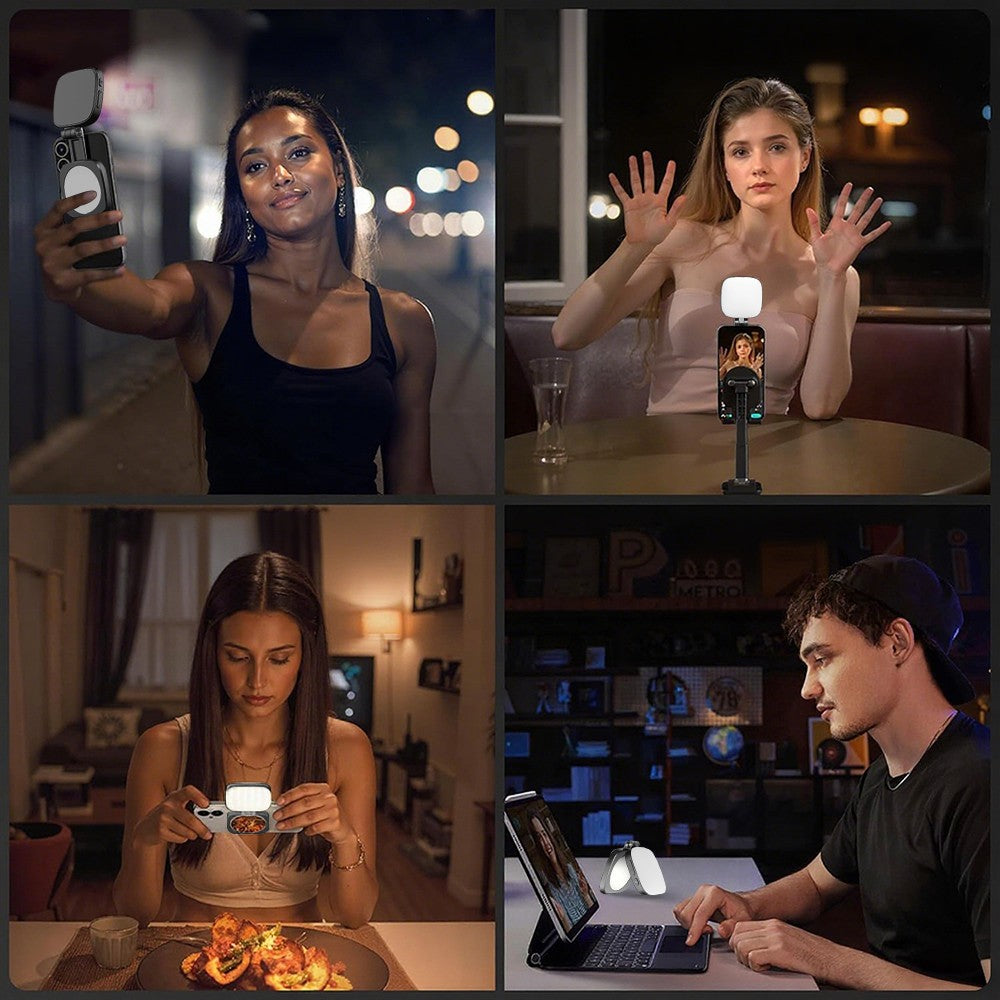 Magnetic Selfie Light -Magsafe Compatible LED Phone Selfie Light Included Mirror