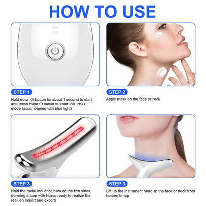 Massage neck beauty device neck wrinkle device