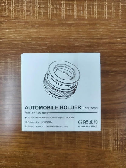 Vacuum Magnetic Car Phone Holder Stand,360° Adjustable Car Phone Mount for Magsafe with Suction Cup & Swivel Lock,Foldable Phone Holders for Your Car,Cell Phone Car Mount for Iphone & Android