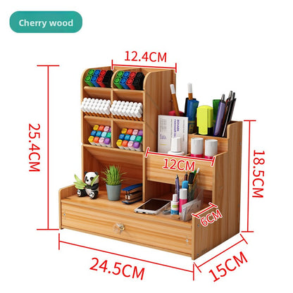 Wooden Desktop Organizer