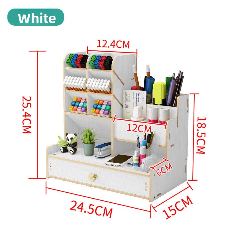 Wooden Desktop Organizer