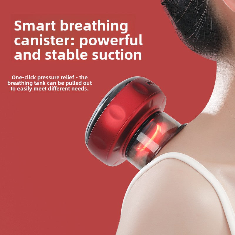 Intelligent Negative Pressure Cupping and Scraping Instrument