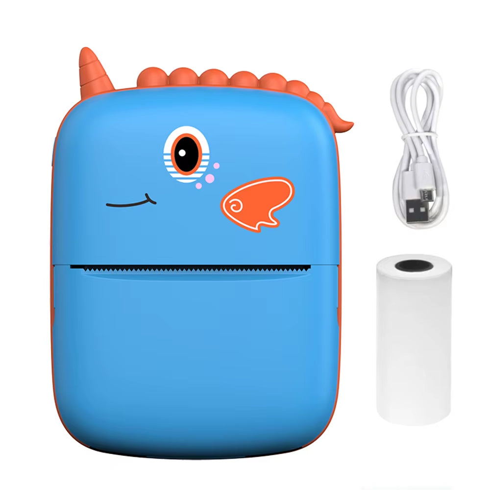 Mini Printer Portable Bluetooth Wireless Smart Label Thermal Portable Printers Stickers Paper Wireless Printers Children Gifts