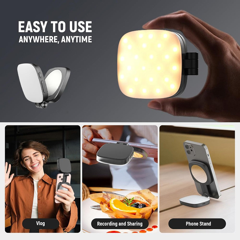Magnetic Selfie Light -Magsafe Compatible LED Phone Selfie Light Included Mirror
