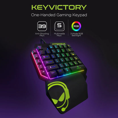 Hypergear Keyvictory One-Handed Gaming Keypad
