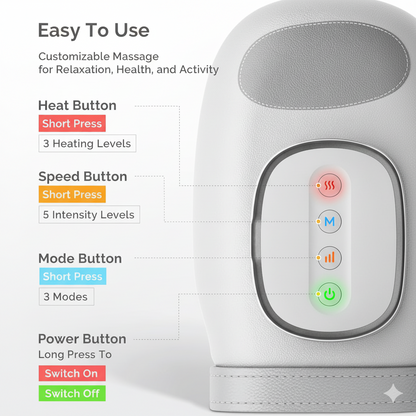 Oasis® 3-in-1 Hand Massager for Joint Pain Relief