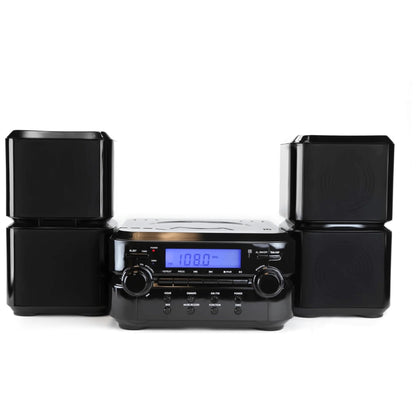 Emerson Bluetooth CD Microsystem W AM/FM Radio & LCD for Cd/Radio/Clock Function
