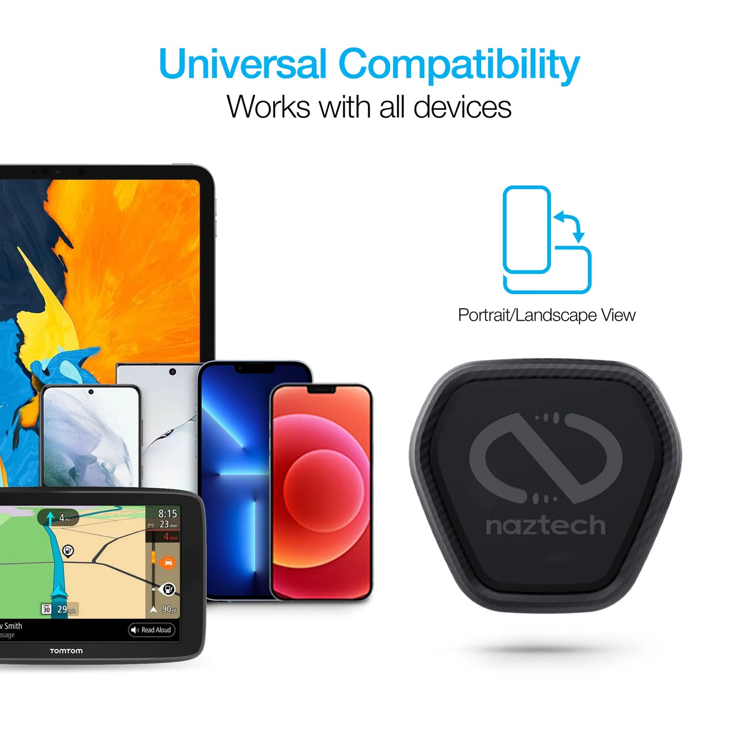 Naztech Magbuddy Elite Windshield Mount with Quick & Easy Installation