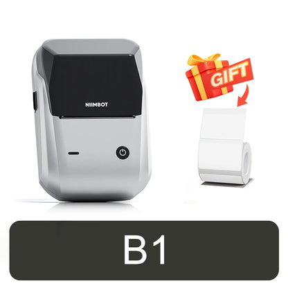 B21 Mini Thermal Printer Wireless Barcode Label Maker Bluetooth Portable Adhesive Label Printers for Office Commercial