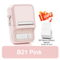 B21 Mini Thermal Printer Wireless Barcode Label Maker Bluetooth Portable Adhesive Label Printers for Office Commercial