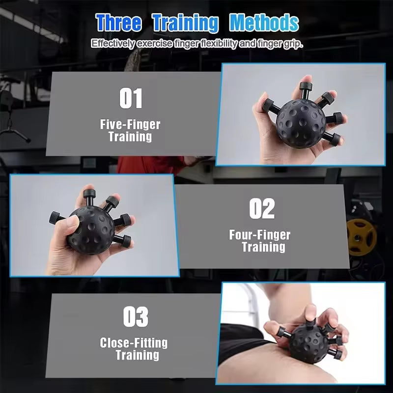 Rock Climbing Exerciser Trainers Finger Hand Strengthener Ergonomic Hand Ball Gripper Exerciser anti Slip Finger Exerciser Ball