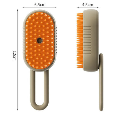 Pet massage brush and comb