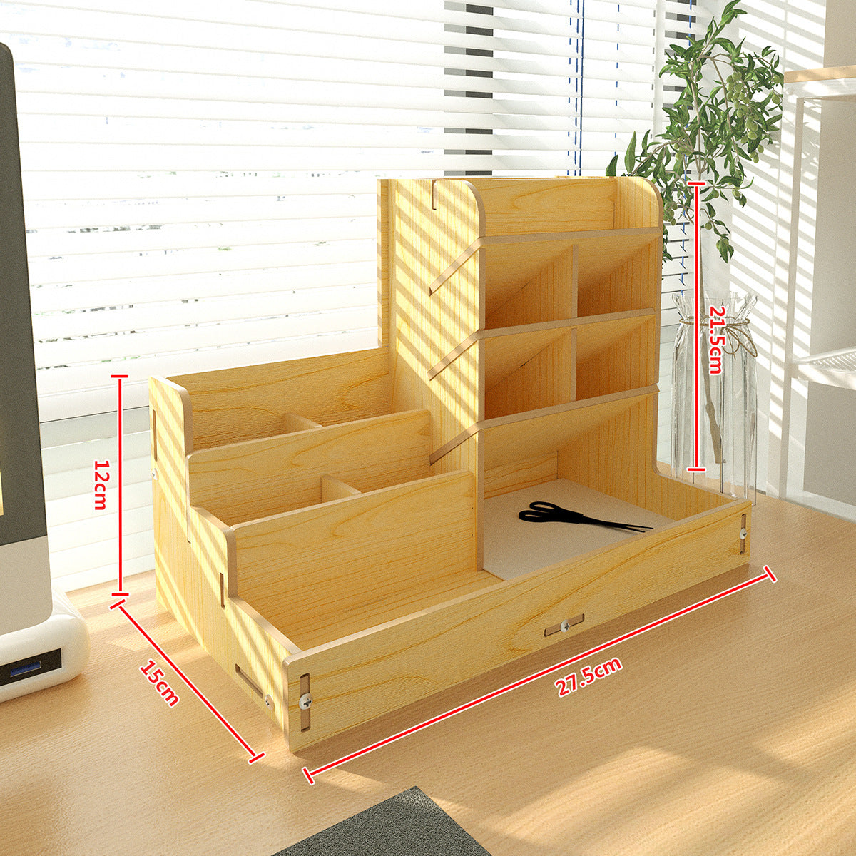 Wooden Desktop Organizer