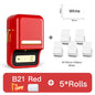 B21 Mini Thermal Printer Wireless Barcode Label Maker Bluetooth Portable Adhesive Label Printers for Office Commercial