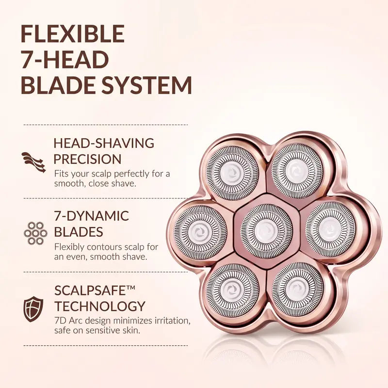 Oasis™ 5-in-1 Women’s Electric Razor for Legs & Body Hair Removal